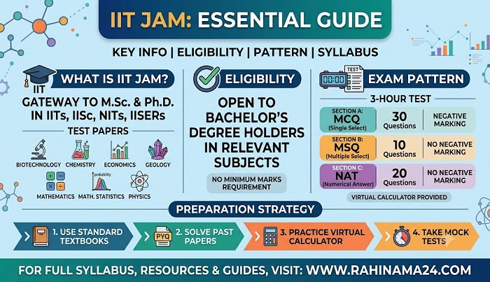 Complete Guide to IIT JAM: Eligibility, Exam Pattern, Syllabus & Proven Preparation Strategy