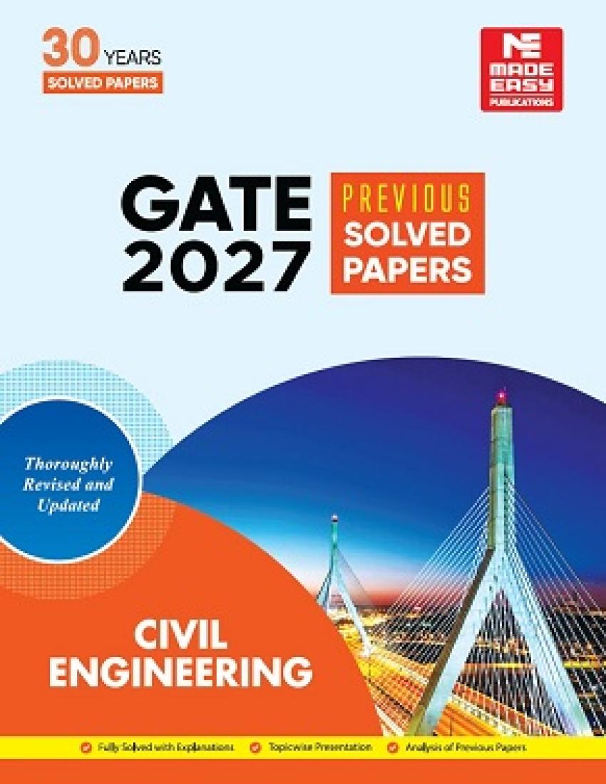 GATE-2027: Civil Engineering Previous Year Solved Papers