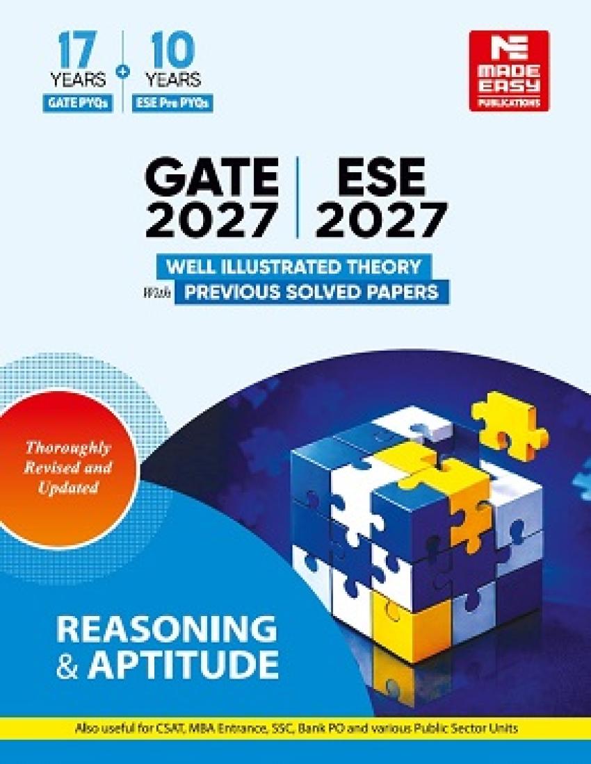 Reasoning and Aptitude for GATE and ESE- 2027