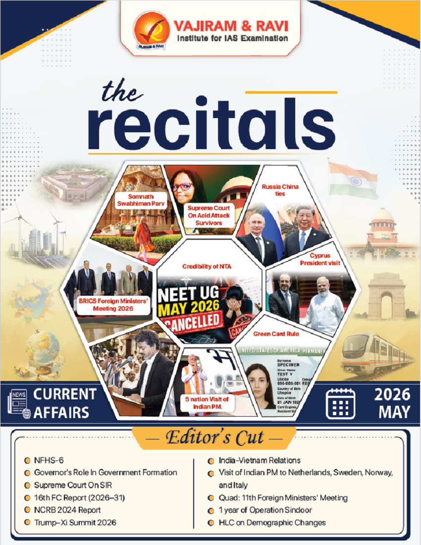 VAJIRAM & RAVI's Recital Magazine | MAY -2026