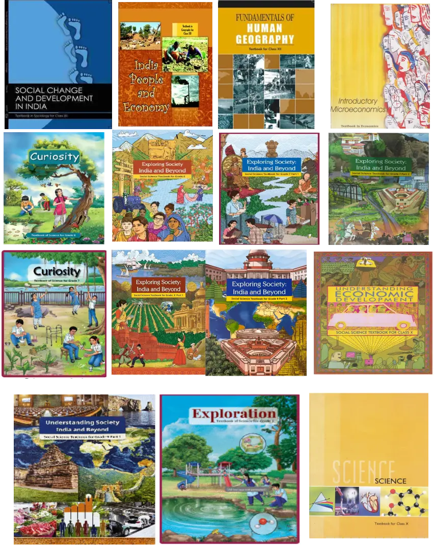 NCERT CLASS - 6 TO 12 BOOK SET ( HISTORY, GEOGRAPHY , POLITICAL SCIENCE , ECONOMICS ) Edition : 2026 | total 37 books