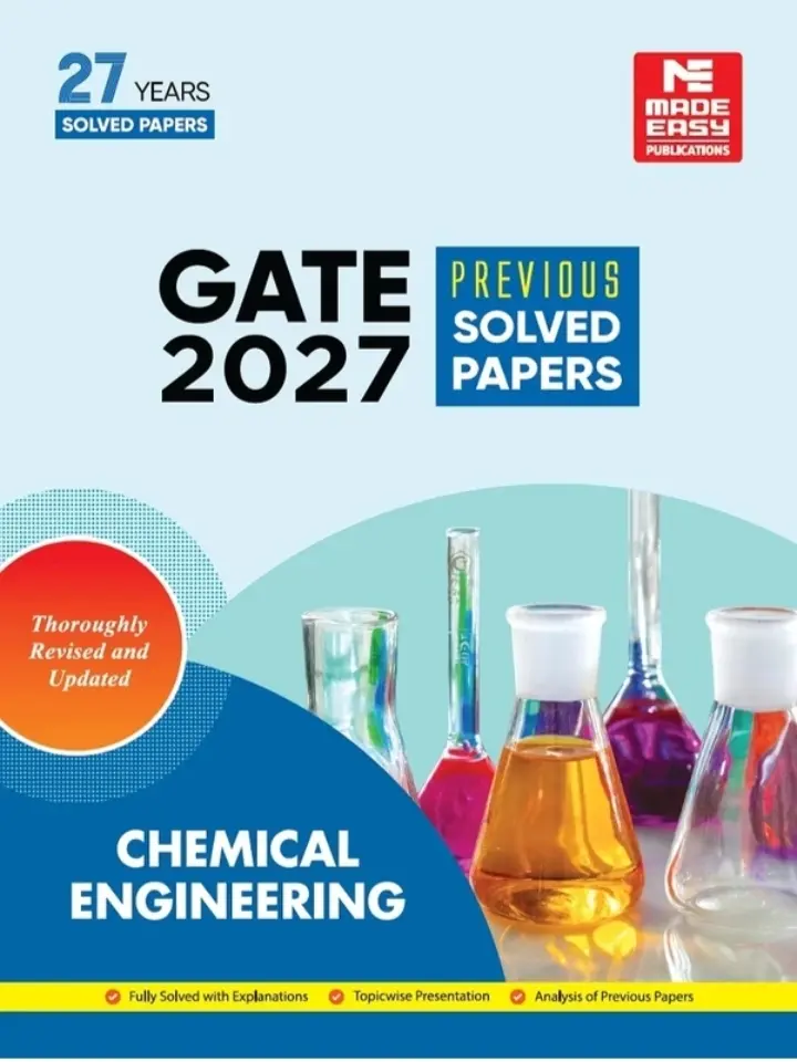 GATE-2027: Chemical Engineering Previous Year Solved Papers