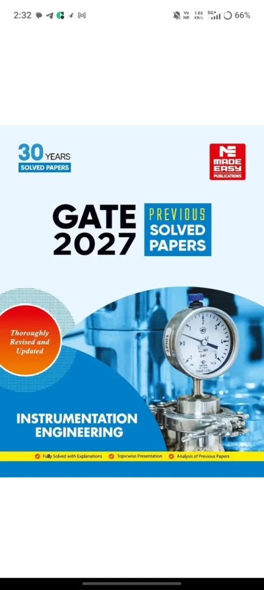 GATE-2027: Instrumentation Engineering Previous Year Solved Papers