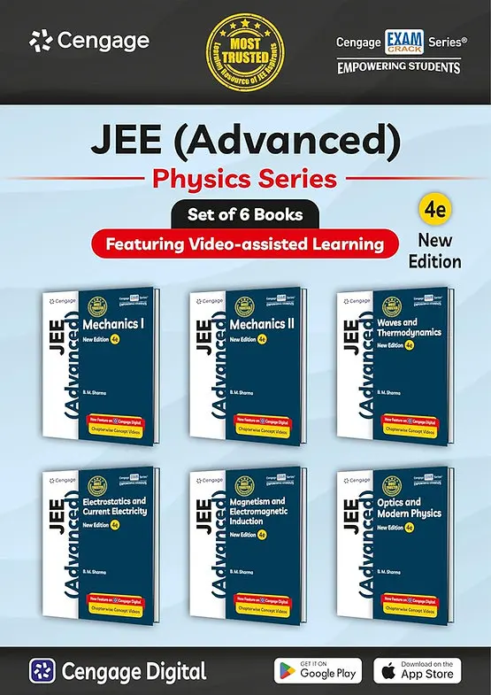 IIT JEE Advanced4th Edition Cengage - BM Sharma Physics 2026-27 | 6 books + Free DPP