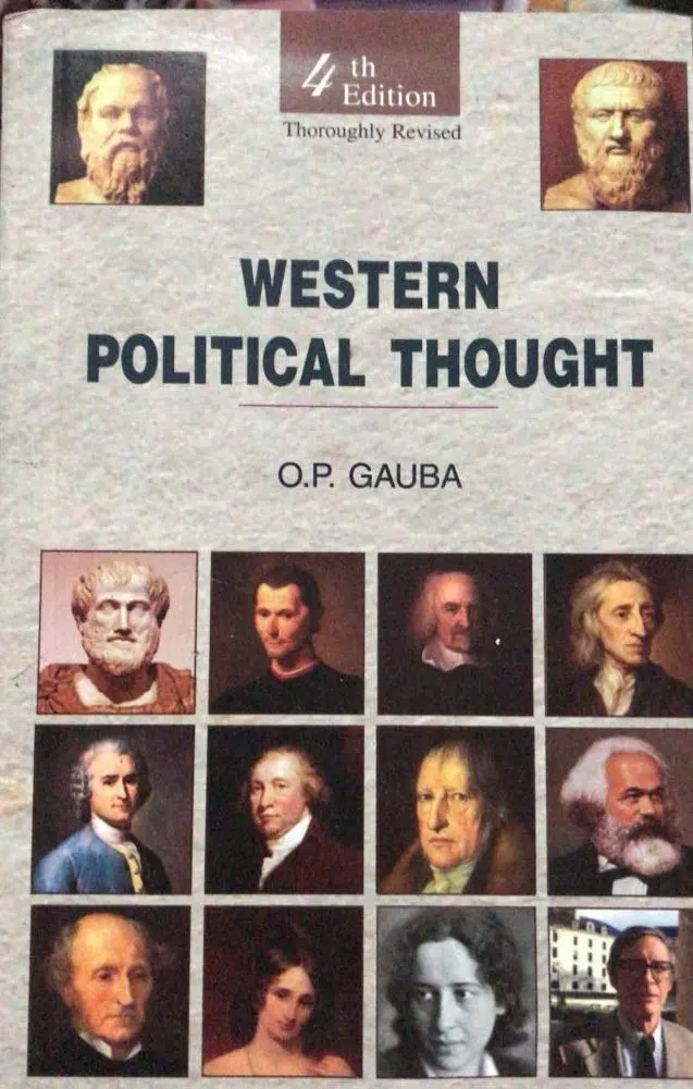 Western Political Thought by by O.P. Gauba (Author)