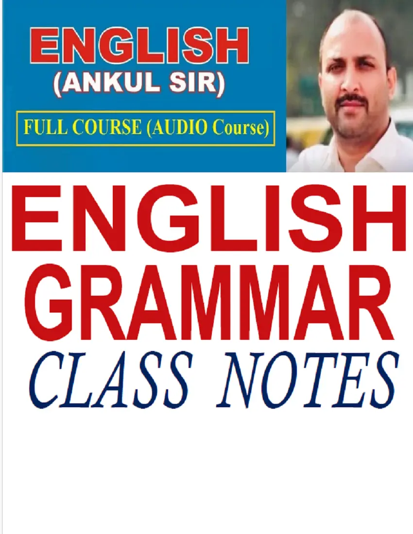 English Grammar by Ankul Sir for SSC-CGL | Banking