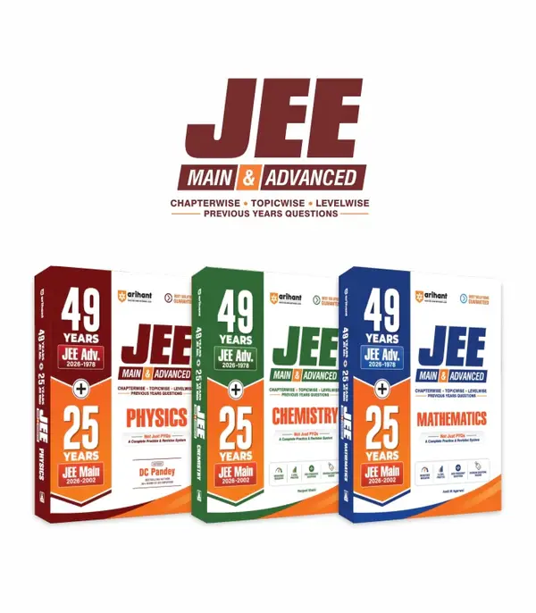 Combo of 49 Years JEE Advanced (1978 - 2026) & 25 Year JEE Main (2002 - 2026) | Chemistry, Physics, MATHEMATICS | English Medium