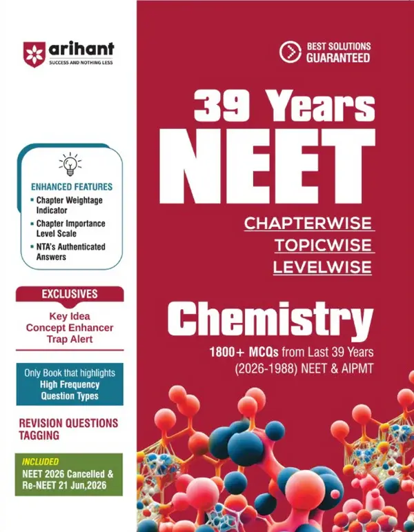 NEET Chemistry 2027 | 39 Years' Chapterwise, Topicwise & Levelwise PYQs (2026–1988)
