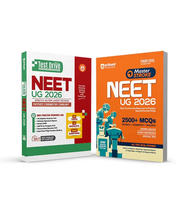 Combo of Masterstroke Neet UG & 13 NEET Test Drive | Physics, Chemistry & Biology | English Medium