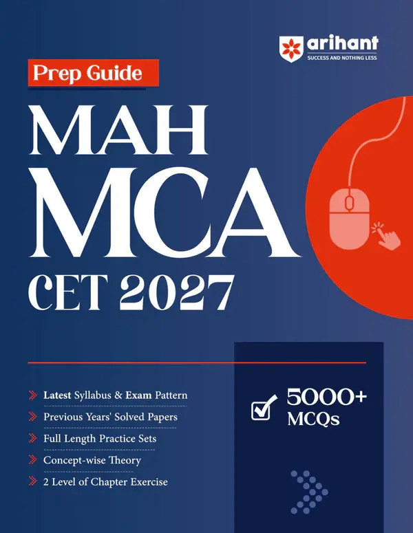 Prep Guide MAH MCA CET 2027 | Complete Guide as per Latest Exam Pattern & Syllabus | 5000+ MCQs, Concept-wise Theory, Previous Years' Solved Papers