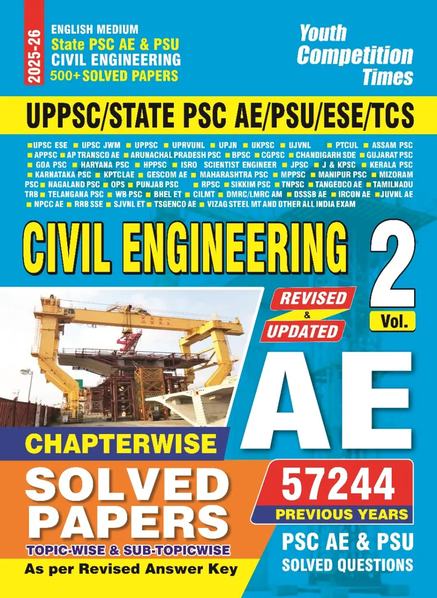 ENGLISH MEDIUM_STATE PSC AE & PSU CIVIL ENGINEERING 500+ SOLVD PAPERS 2025-26