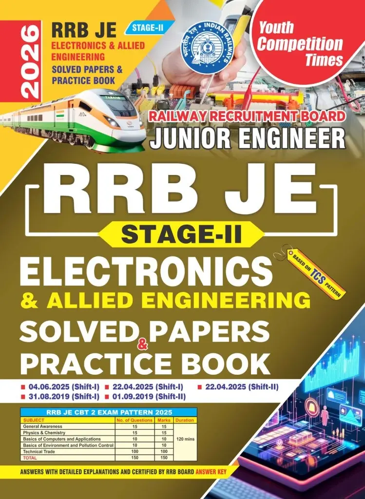 English Medium-RRB JE (Stage-II) Electronics & Allied Engineering Solved Papers & Practice Book 2026