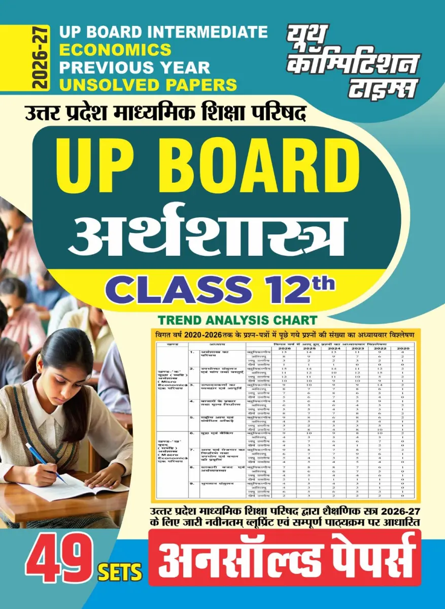 Hindi Medium) UP Board Intermediate (Class 12th) Economics Previous Year (49 Sets) Unsolved Papers - 2026-27