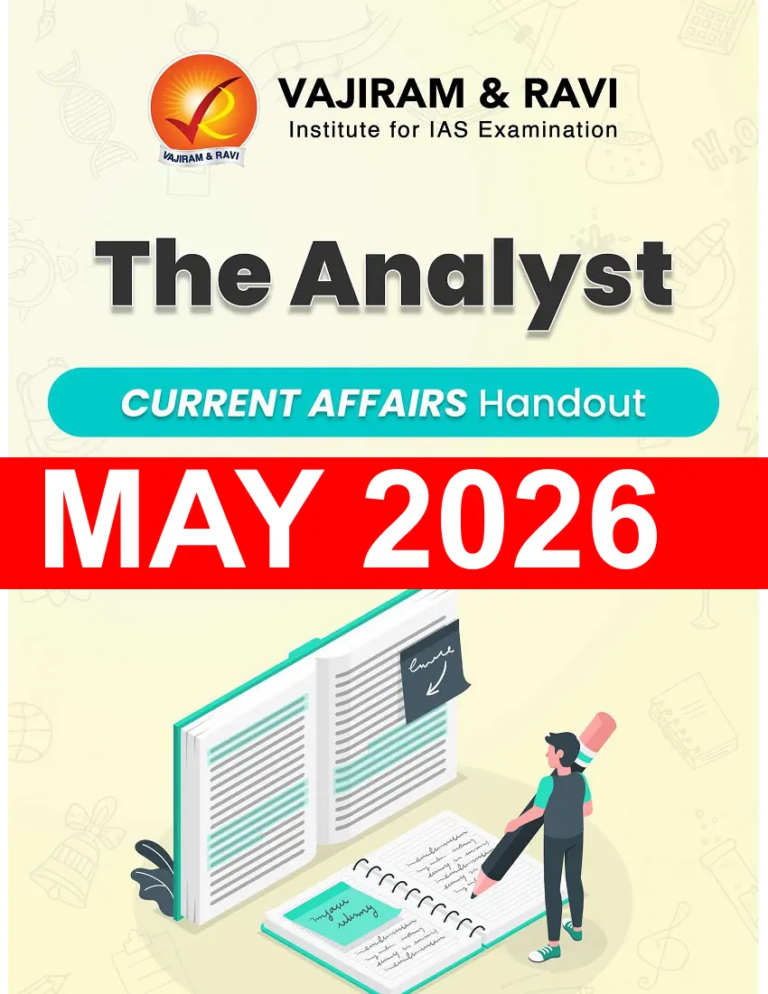 Vajiram & Ravi – The Analyst | May 2026 | English Medium  Prepare for the IAS, IPS, IFS, PCS