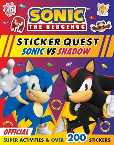 Sonic the Hedgehog Sticker Quest: Sonic vs Shadow (Paperback) | Released: 30 Jan 2025