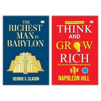 The Richest Man in Babylon + Think and Grow Rich (Set of 2) | Original English Edition | Best Motivational & Financial Books