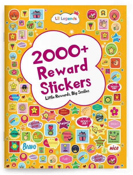 Oswaal Books Lil Legends Reward Stickers Book, Little Rewards Big Smile 2000+ Motivational Stickers