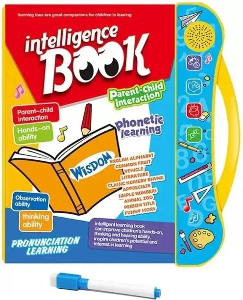 Intelligence Book | Interactive Children Book | Musical English Educational Phonetic Learning Book |