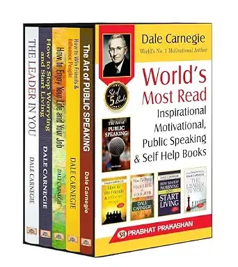 Worlds Most Reading Inspirational Motivational Public Speaking & Self Help Books To Enjoy Your Life -Set Of 5 Books|Worlds Greatest Pack For Personal Growth, Self Development