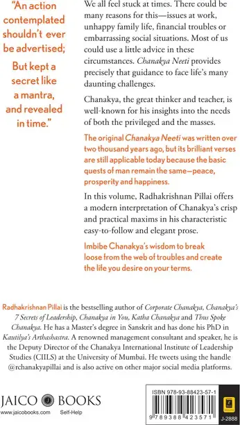 Jaico Publishing House Chanakya Neeti (English, Paperback, Pillai Radhakrishnan)