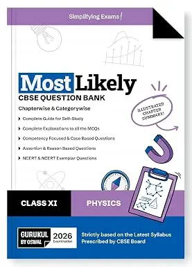 Gurukul By Oswal Physics Most Likely CBSE Question Bank for Class 11 Exam 2026