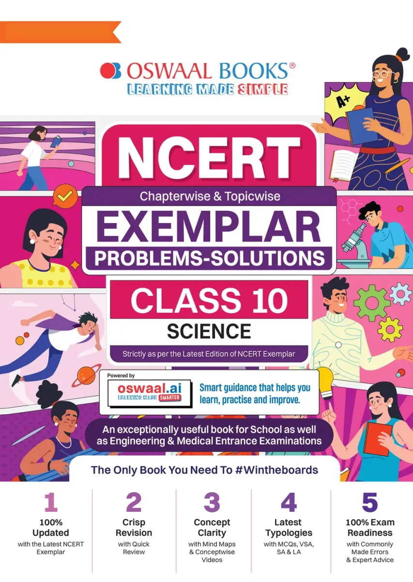 NCERT Exemplar (Problems - Solutions) Class 10 Science Book For Latest Board Exams