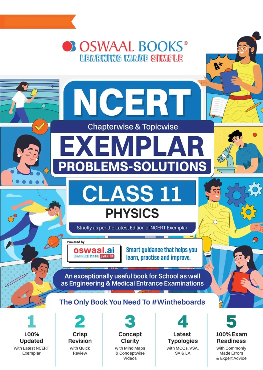 NCERT Exemplar (Problems - Solutions) Class 11 Physics Book For Latest Exam