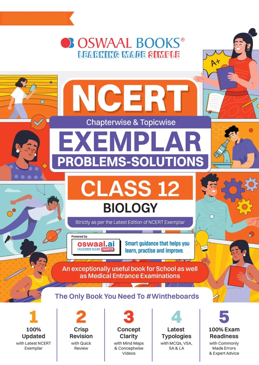 NCERT Exemplar (Problems - Solutions) Class 12 Biology Book For Latest Board Exam