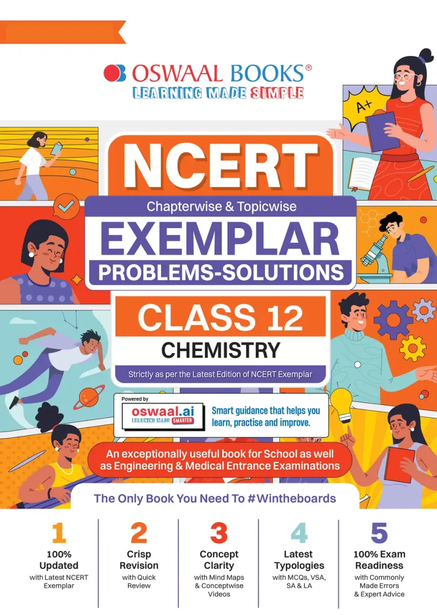 NCERT Exemplar (Problems - Solutions) Class 12 Chemistry Book For Latest Board Exam