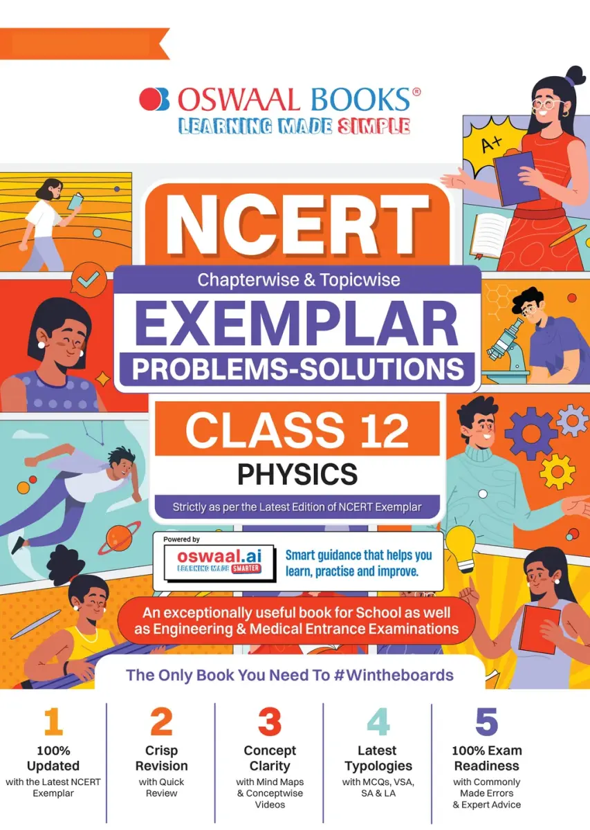 NCERT Exemplar (Problems - Solutions) Class 12 Physics Book For Latest Board Exam