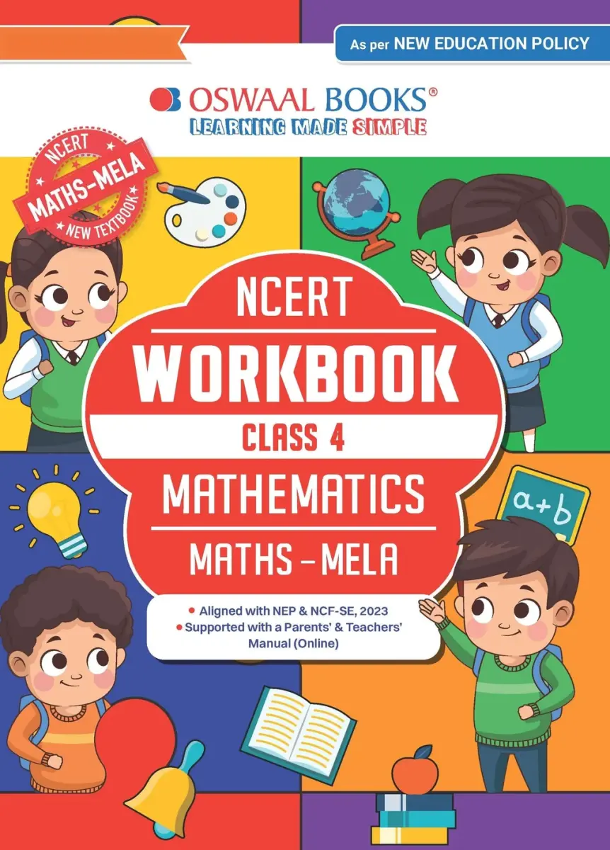 NCERT Workbook Class 4 Mathematics (Maths Mela) | With Practice Worksheets & Activity Based Questions | For Exam 2026-27 | As per NCF & NEP