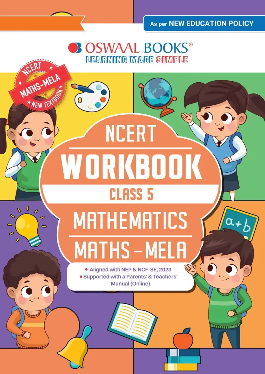 NCERT Workbook Class 5 Mathematics (Maths Mela) | With Practice Worksheets & Activity Based Questions | For Exam 2026-27 | As per NCF & NEP