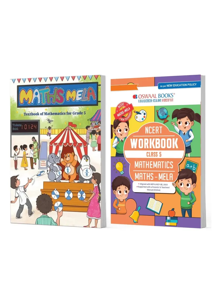NCERT Maths Mela Textbook and Workbook For Class 5 | Updated NCERT Pattern