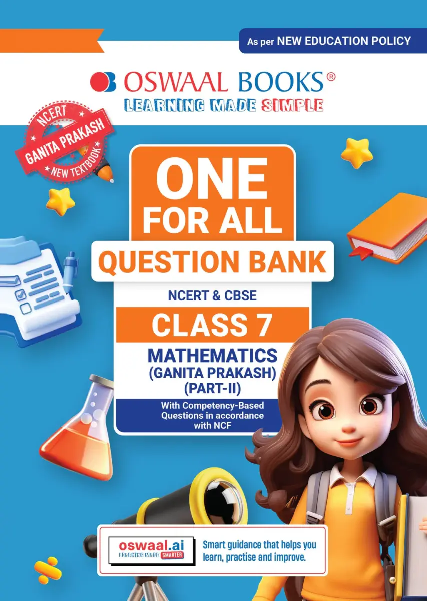 CBSE Class-7 One for All Mathematics (Ganita Prakash) Part 2 For 2026-27 Exam | As Per Latest NCERT & CBSE Syllabus