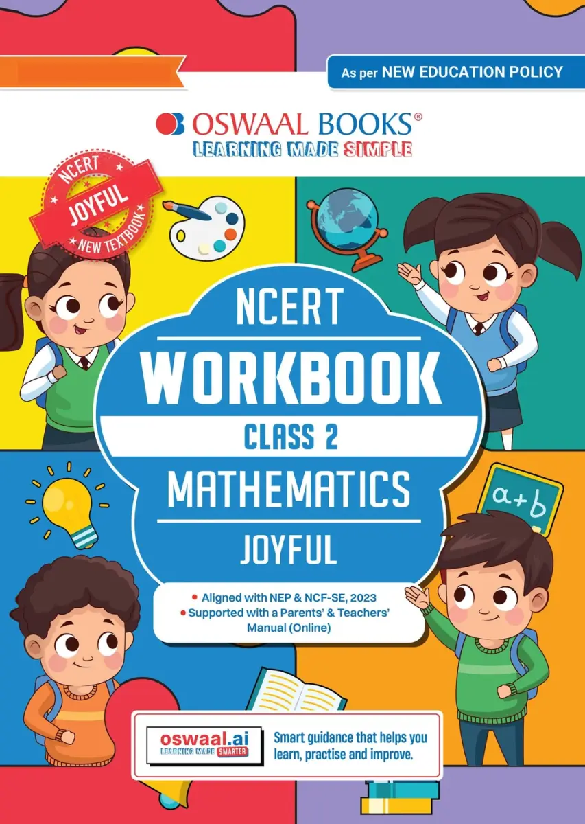 Workbook Based on NCERT Textbook Joyful Mathematics Class 2 | With Practice Worksheets & Activity-Based Questions | For Exam 2026-27 | As per NCF & NEP