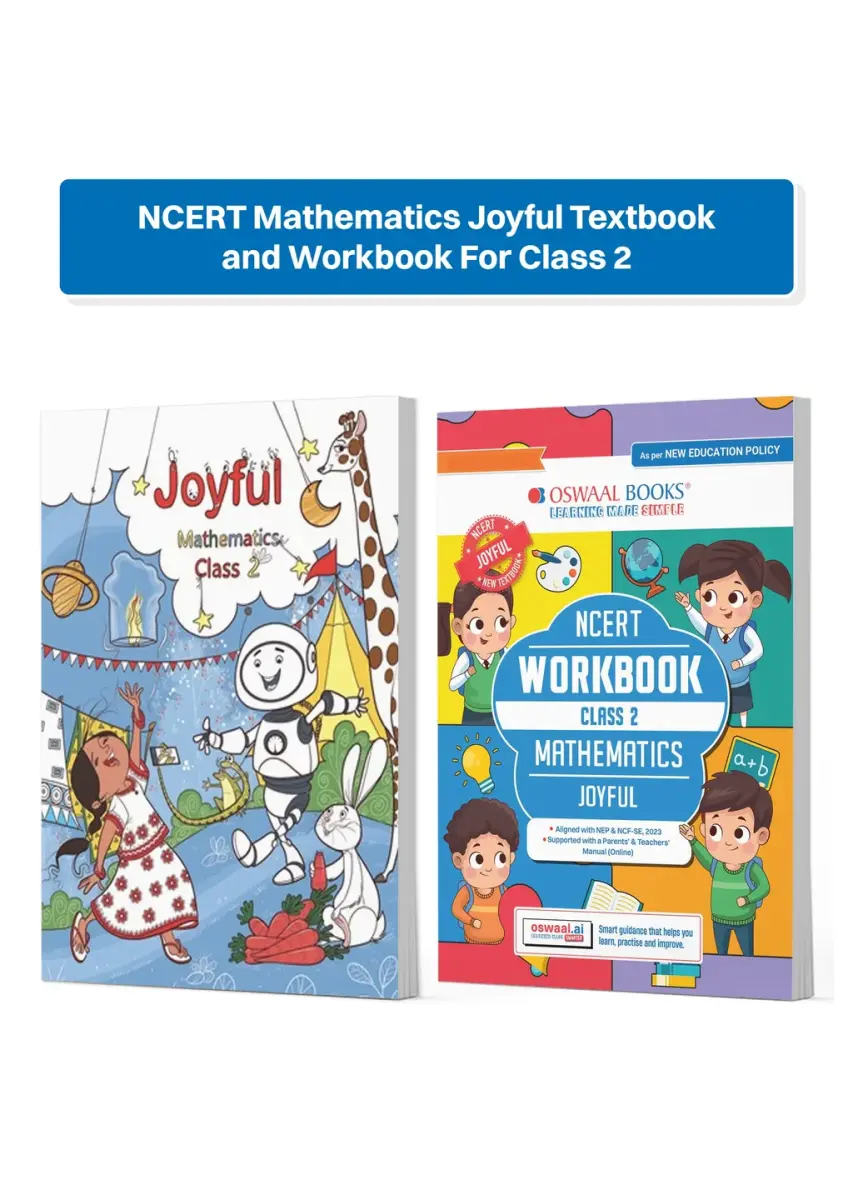 NCERT Mathematics Joyful Textbook and Workbook For Class 2 | Updated NCERT Pattern