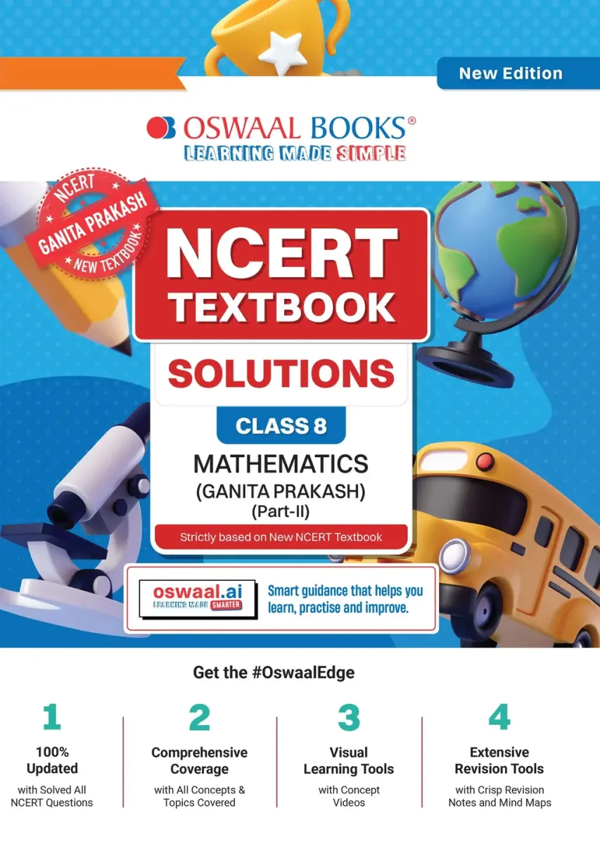 NCERT Textbook Solutions Mathematics Part-2 Class 8 | For CBSE 2026-27 Exam | Based on Latest NCERT Ganita Prakash