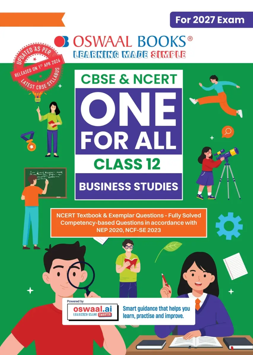CBSE & NCERT One for All Class 12 Business Studies | Includes 2026 Papers (Delhi & Outside Delhi)- fully solved