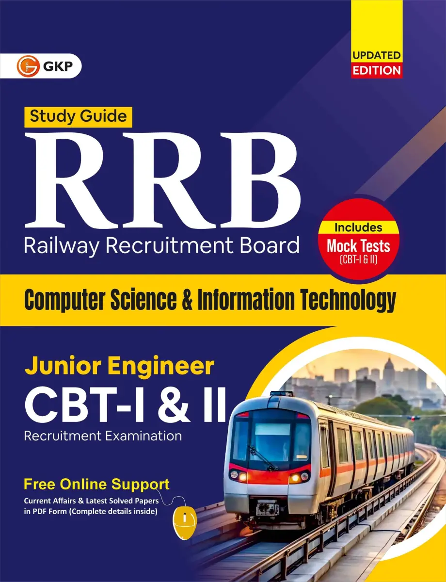 RRB-JE 2026: Computer Science & IT Study Guide (CBT-1 & 2) | Includes 2 Mock Tests | RRB - Computer Sci. & Information Technology Junior Engineer Exam