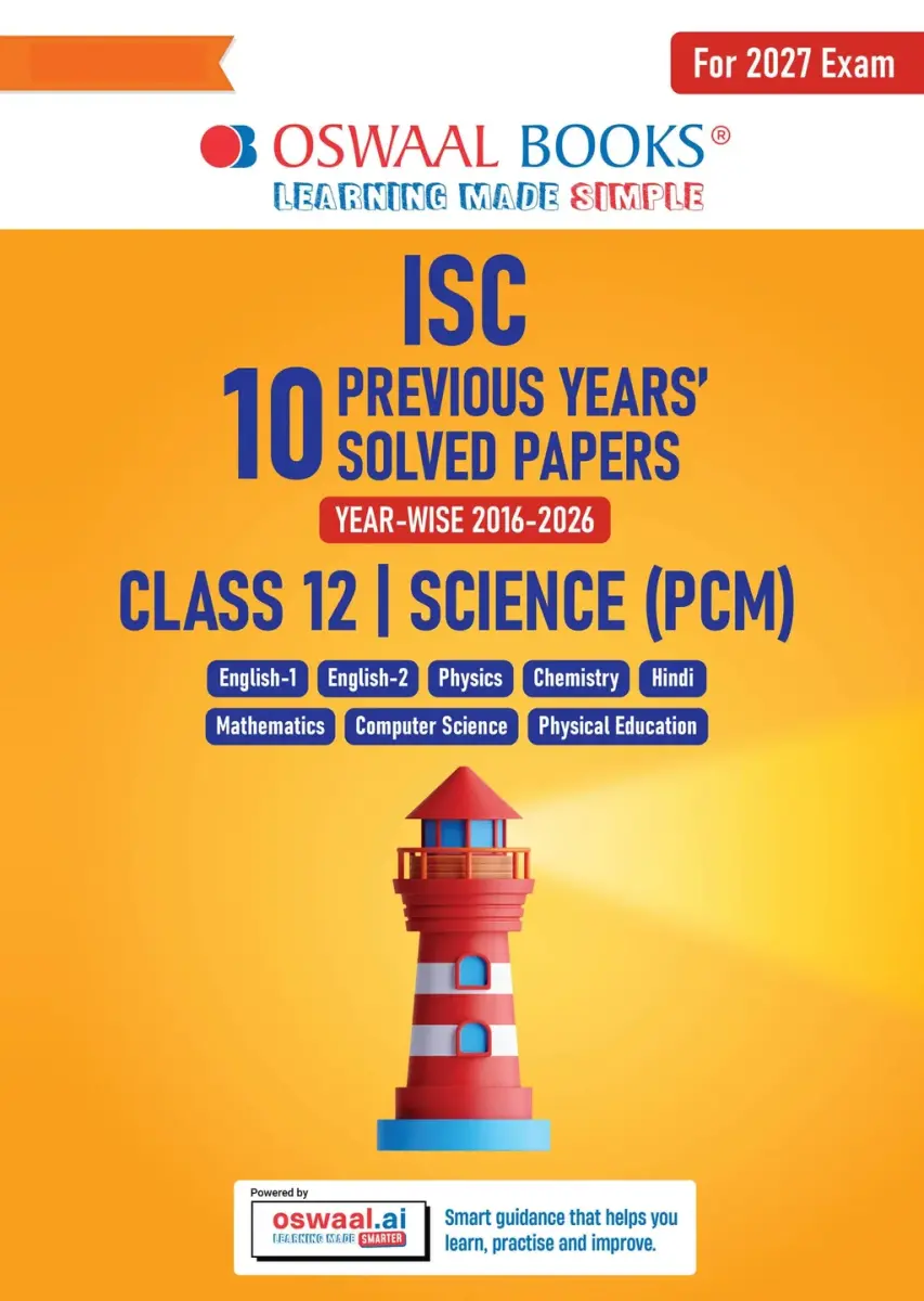 ISC 10 Previous Years' Solved Papers Year-wise (2016-2026) |