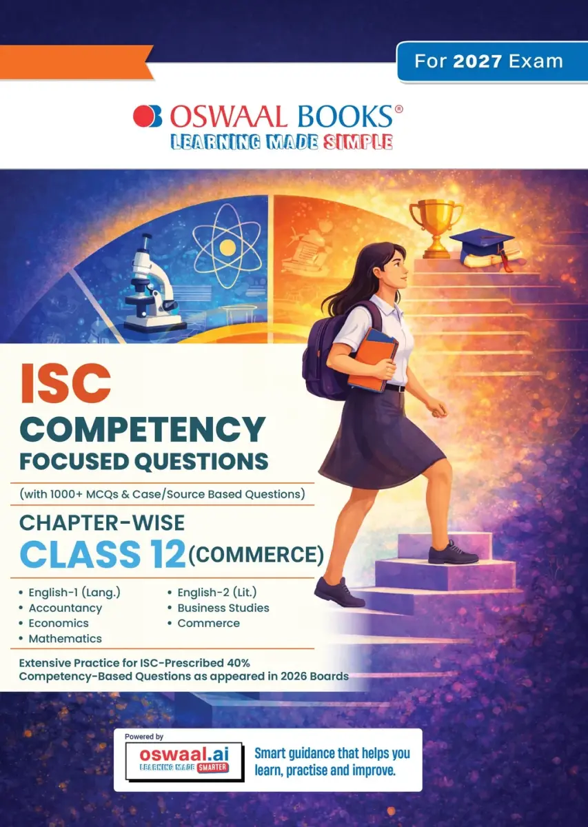 ISC Competency Focused Questions Chapter-wise Class-12 Commerce Stream