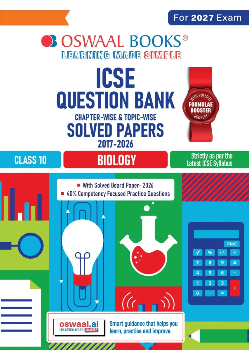 Class 10 ICSE Question Bank Biology (2017-2026)