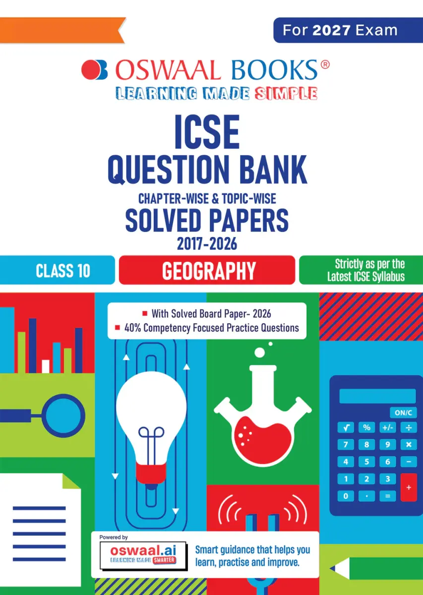 Class 10 ICSE Question Bank Geography (2017-2026)