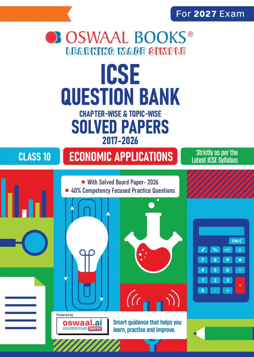 Class 10 ICSE Question Bank Economic Applications (2017-2026) | For 2027 Exam