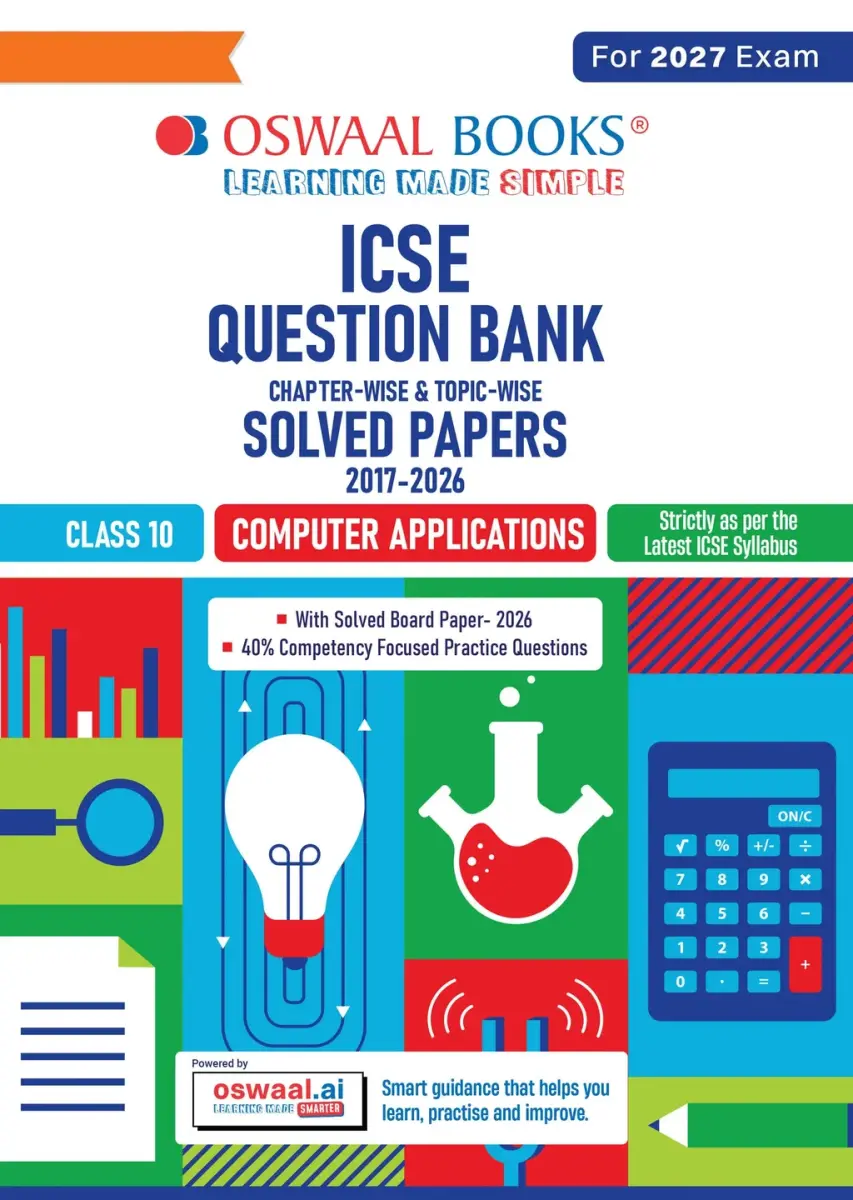 Class 10 ICSE Question Bank Computer Applications (2017-2026)