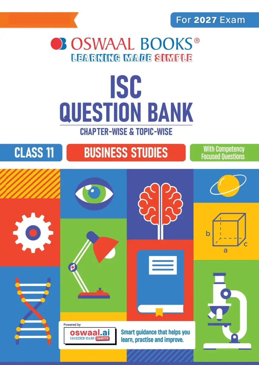 Class 11 ISC Business Studies Question Bank | Chapter-wise & Topic-wise with Competency Based Questions