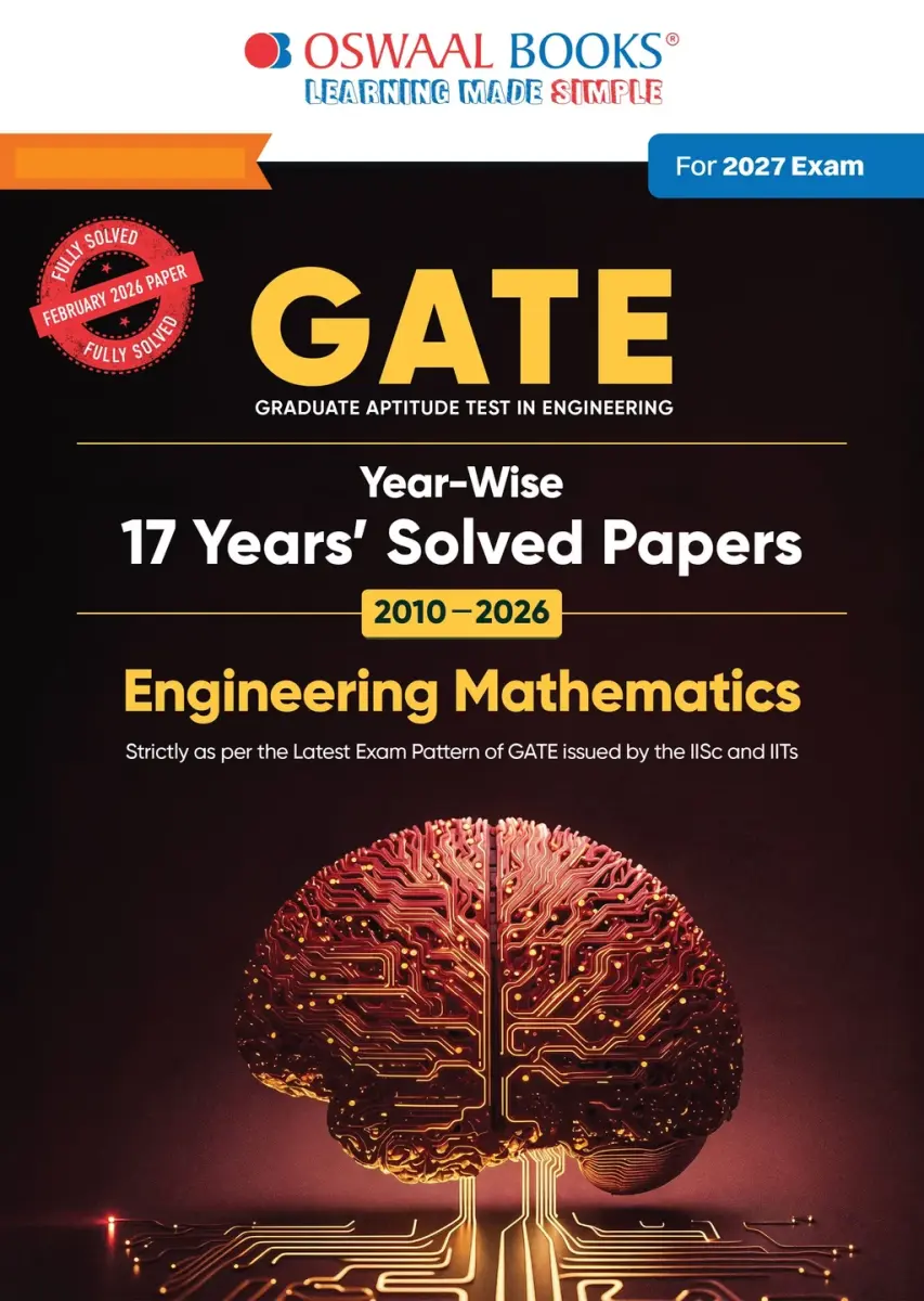 GATE Engineering Mathematics 17 Years' Year-wise Solved Papers | 2010-2026