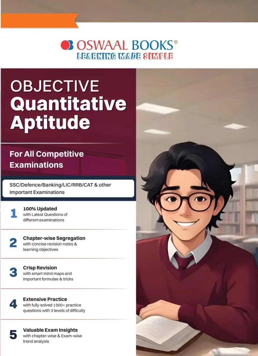 Oswaal Objective Quantitative Aptitude for All Competitive Exams English Medium