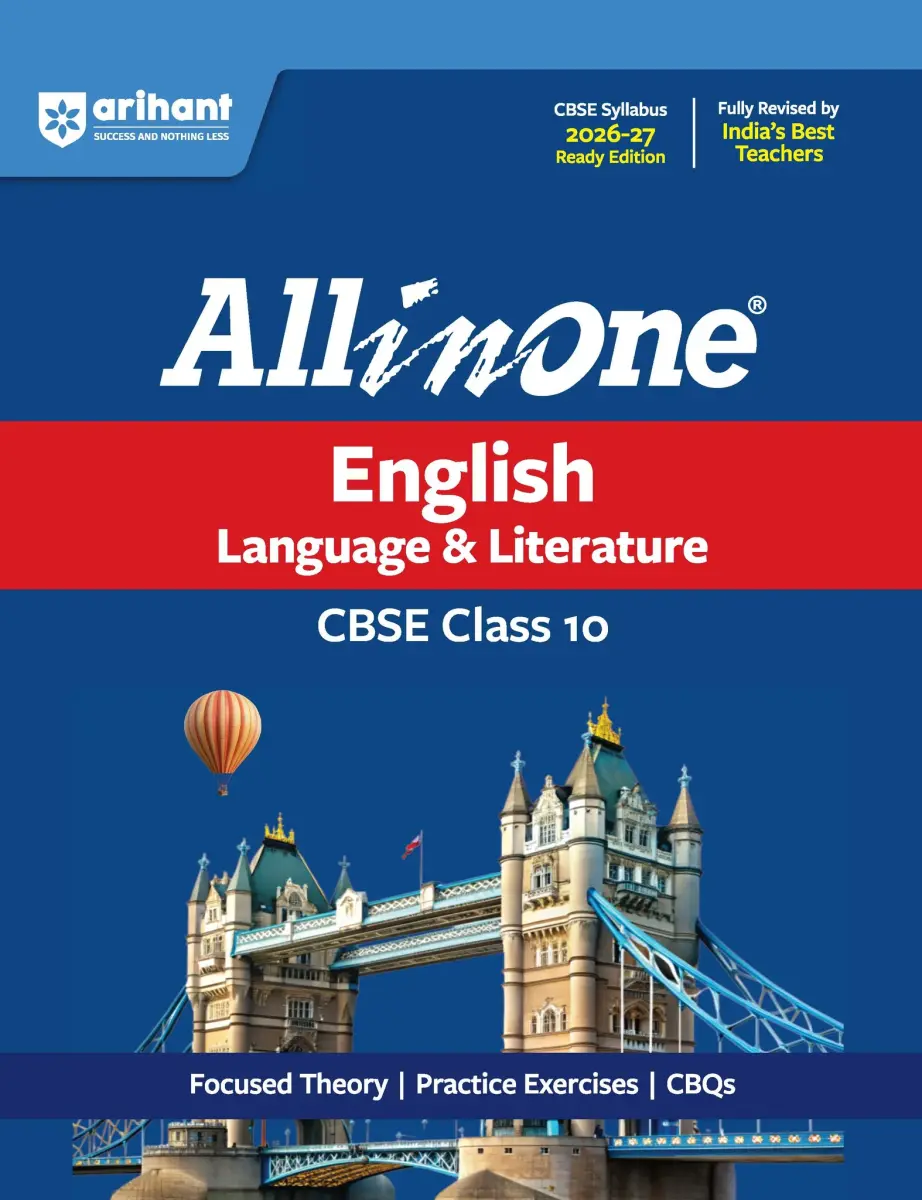 Arihant All in One English Language & Literature Class 10 for CBSE Exam 2026-27 | NCERT Based Complete Theory
