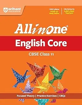 Arihant All in One English Core Class 11 for CBSE Exam 2026-27 | NCERT Based Complete Theory, Practice Exercises